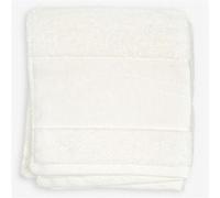 DMC - Serviette de toilette brodée 50cm x 100cm - Personnalisable avec une bande aïda 5.5 pts/cm l Un joli cadeau - 2 coloris