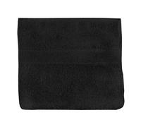 Soleil d'ocre, Lagune Serviette de Toilette, Coton 500 GR/m2, Noir, 50x90 cm