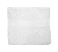 Serviette De Toilette En Coton 500 Gr/M2 Lagune Blanc, Par Soleil D'ocre