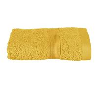 Serviette de Toilette en Coton Jaune Ocre Tissu éponge 30 x 50 cm - Atmosphera