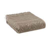 Serviette de toilette uni Vivaraise Zoe Beige 50x100 cm