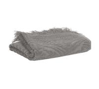 Serviette de toilette uni Vivaraise Zoe Gris 50x100 cm