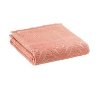Serviette de toilette uni Vivaraise Zoe Rose 50x100 cm