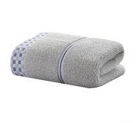 Serviette de visage en coton doux pour un usage quotidien, pelucheuse et absorbante, taille généreuse pour les besoins de chaque membre de la famille (gris)