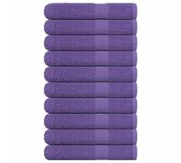 vidaXL Serviettes de sauna 10 pièces violet 80x200 cm 360 g/m² 100% coton