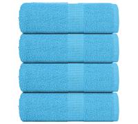 Serviette de Visage Essuie-main Cuisine Salle de Bain Bain 100% Coton vidaXL