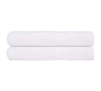 vidaXL Serviettes de Sauna 2 pcs Blanc 80x200 cm 360 g/m² 100% Coton, Serviette, Serviette de Bain, Serviette en Coton