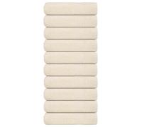 vidaXL Serviettes de bain 10 pièces crème 100x150 cm 360 g/m² 100% coton