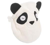 Serviette de visage pour soins de la peau Hot Compress, serviette de masque avec un trou pour les soins du visage et les applications à la vapeur, en polaire corail souple avec sangle de fixation et