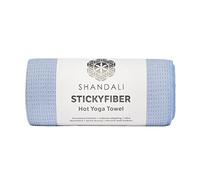 Serviette de yoga chaude - Serviette de yoga Shandali Stickyfiber - Taille tapis - Microfibre super absorbante, antidérapante, sans blessures, 61 x 183 cm - Meilleure serviette de yoga Bikram -
