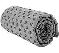 Serviette de yoga en microfibre - 183 x 63 cm - Antidérapante - Douce et respirante - Antidérapante - Convient pour le fitness et l'éducation (183 x 63 cm, gris classique)
