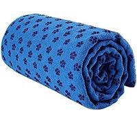 Serviette de yoga en microfibre - 183 x 63 cm - Antidérapante - Douce et respirante - Antidérapante - Convient pour le fitness et l'éducation (183 x 63 cm, bleu classique)