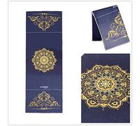Serviette de Yoga,Serviette de Mat avec Smart Corner Poches et Boucle élastique,Antidérapant Chaud Serviette de Yoga pour Bikram,Pilate,le Fitness 63 x 183 cm par Ucooly (Mandala-Grey)