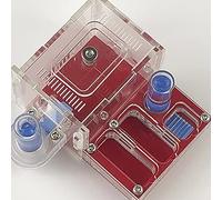 Serviette d'eau dural Atelier de Fourmis nid d'acrylique Fourmis Maison de Ferme Zone d'activité Poche Mini Nouveau nid de Fourmis (Red)