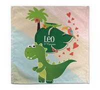 Serviette Dinosaure. Serviette de Table Personnalisée au Prénom. Serviette de Table Enfant. 50% Coton. Dino Crocodile Kids
