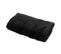 Serviette d'Invité ""Tendresse"" 30x50cm Noir