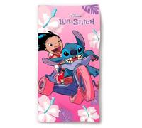 Serviette Drap De Plage - Disney - Lilo & Stitch - Microfibres - 70x140cm - Lavable en machine