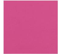 Serviette - DUNI - 33x33cm - 3 plis - Fuchsia - Lot de 20