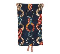 Serviette Eagle à tête Blanche américain Serviette de Plage Plage 80x130Cm