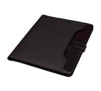 Serviette-écritoire A4 en PU et nylon FINEtouch - ALASSIO - FANO - Noir - Rabat à pression