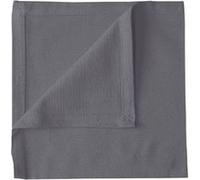 Serviette en coton New York 40x40 cm gris atmosphère (lot de 6) - Sud étoffe - Gris - Tissu Gris