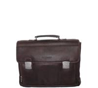 Serviette en cuir - Arthur et Aston - ref_ast36148-c - Châtaigne - Mixte - Adulte