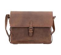 Serviette en cuir Harold's Antik - Marron - 35 cm - Bandoulière zippée