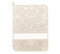 Serviette en éponge à broder - serviette de maternelle à broder - 40 x 50 cm - Fabriqué en Italie (PANNA)