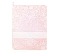 Serviette en éponge à broder - serviette de maternelle à broder - 40 x 50 cm - Fabriqué en Italie (ROSA)