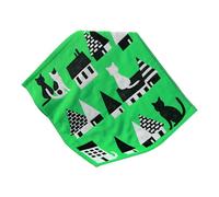 Serviette En Gaze De Coton Absorbant, Mouchoir Chat Jacquard, Tissu Suspendu De Cuisine, Livraison Directe