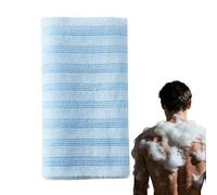 Serviette En Loofah | Tapis De Bain Long Double Face - Nettoyeur Exfoliant Dos Douche Bain | Pour Nettoyage Massage Toutes Les Peaux Hommes Femmes Seniors Adultes Maison Spa Douche