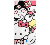 Serviette en microfibre pour enfants Hello Kitty pour bain et plage - Serviette en microfibre pour enfants avec motif enfant et usage quotidien