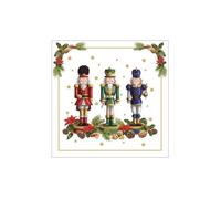 Serviette en papier - AMBIENTE - Trois Casse-Noisette - 33 cm x 33 cm - Lot de 20 pièces - Décoration de Noël