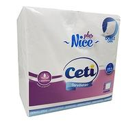 Serviette en papier Ceti Blanche (30 x 30 cm)