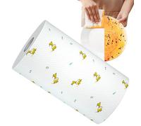 Serviette En Papier En Tissu - Rouleau De Serviette De Nettoyage Réutilisable | 200 Morceaux De Papier De Lave-vaisselle | Nettoyage Réutilisable Des Ménages, Serviettes À Main De Cuisine