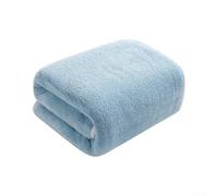 Serviette en polaire corail à séchage rapide Bleu 70 x 140 cm | Pour une évacuation rapide de l'humidité, technologie anti-odeur, idéal pour les pièces AC, après l'entraînement