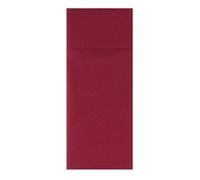 Serviette en soft aspect tissu bordeaux pliage kangourou 32 x 40 par 50