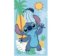 Serviette enfant 30 x 50 cm LILO ET STITCH Disney Aloha mains visage 100% Coton