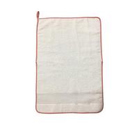 Serviette Enfant pour asile avec insert en toile Aïda - 100% éponge de coton - 35 x 55 cm rouge