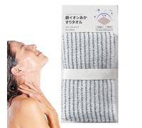 Serviette éponge, chiffon de bain | Gommage corporel de 9,4 x 40,5 pouces | Lingette de beauté réutilisable, serviette de douche pour frotter et laver