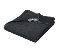 Serviette éponge XL pour bain de soleil Marbella, 70x200cm, anthracite