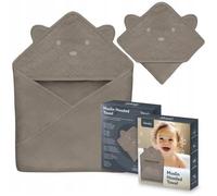 Serviette Et Peignoir - Lionelo - Serviette À Capuche En Mousseline - 100% Naturel - 80 X 80 Cm - Dès Le Premier Jour De Vie Multicolore