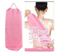 Serviette Exfoliante - De Toilette Beauté Avec Poignées - Serviette De Bain Exfoliante Et Lavable,Pour Le Dos Les Jambes Les Bras Le Cou Femmes Hommes Seniors Famille Maison Appartement Voyage