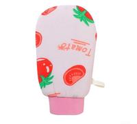 Serviette exfoliante pour le corps avec design en maille pour un nettoyage en profondeur et un retrait des peaux mortes, équipée d'une boucle de suspension pour un séchage facile et un maintien de la