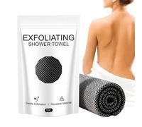 Serviette exfoliante pour le corps | Gant de toilette de massage et de nettoyage pour la douche | Serviette exfoliante légère pour le corps - Pour salle de bain, voyage, hôtel, maison, salle de sport