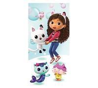 Serviette Gabby's Dollhouse 100% Coton - Super Absorbante et à Séchage Rapide pour Bébé - Serviette de Bain et de Plage pour Filles et Enfants