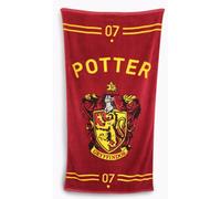 Groovy Uk Harry Potter Quidditch Serviette, 150 cm Longueur x 75 cm Largeur, Noir/Yellow/Bourgogne/l'or