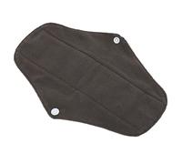 Serviette hygiénique pour femmes, 2 pièces de serviettes féminines lavables réduisent les maladies gynécologiques pour les femmes pendant la période menstruelle(M12 noir)