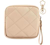 Serviette Hygiénique Sac De Rangement Avec Sakura Porte-Clés Pour Teen Girl Lady Portable Menstrual Cup Bag Porte Serviette Hygiénique Avec Zip Et Compartiment
