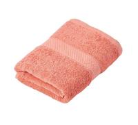 HOMESCAPES Serviette invité en 100% Coton Turc - Ultra Doux et Absorbant - 500 g/m² - Orange - 40 x 60 cm